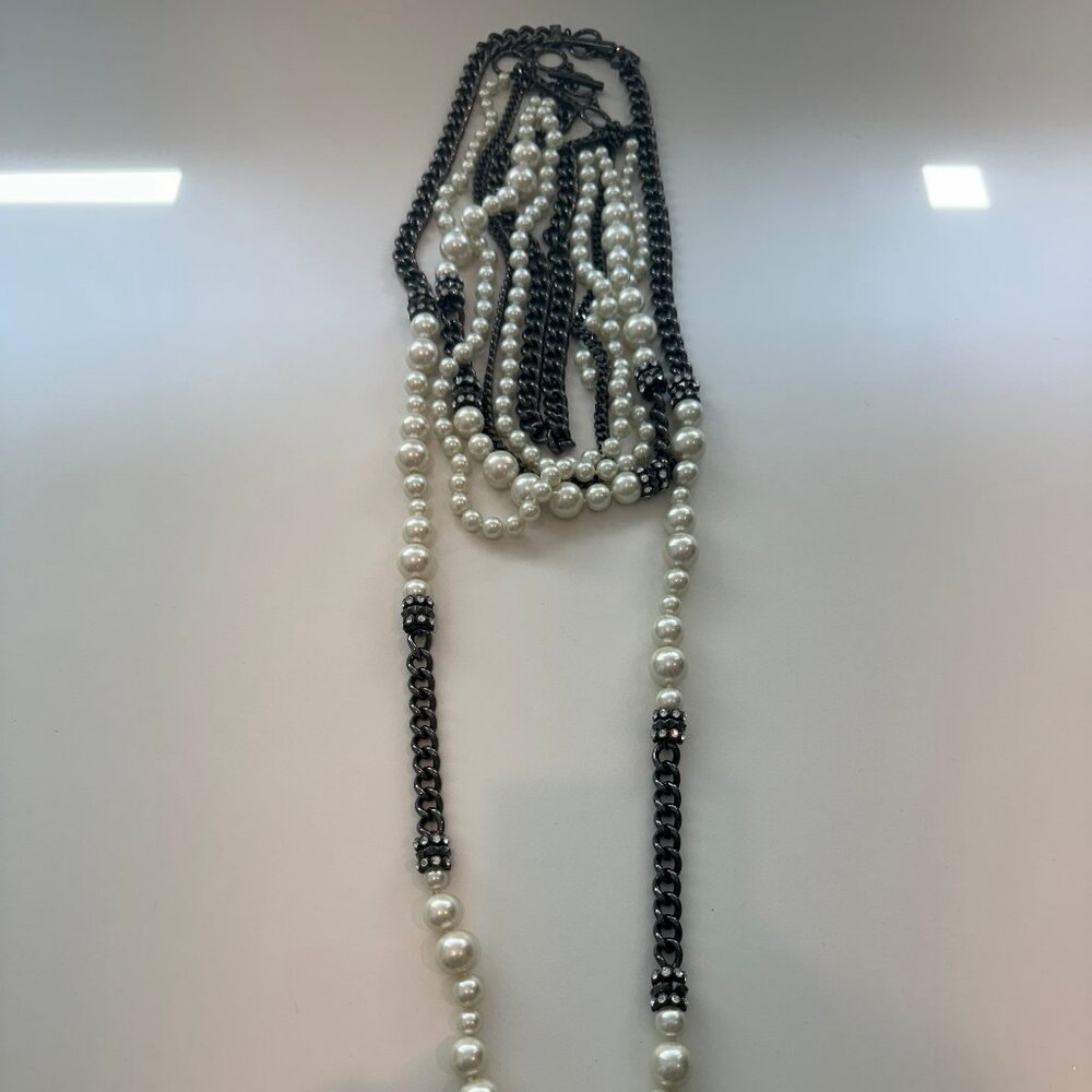 RARE VINTAGE Givenchy Pearl and Gunmetal 2 Piece Set!!